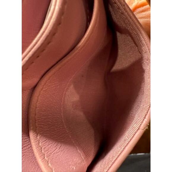 Chanel Metallic Quilted Boy Card Holder Pink*FULL INCLUSION*original COA CARD - Picture 11 of 13